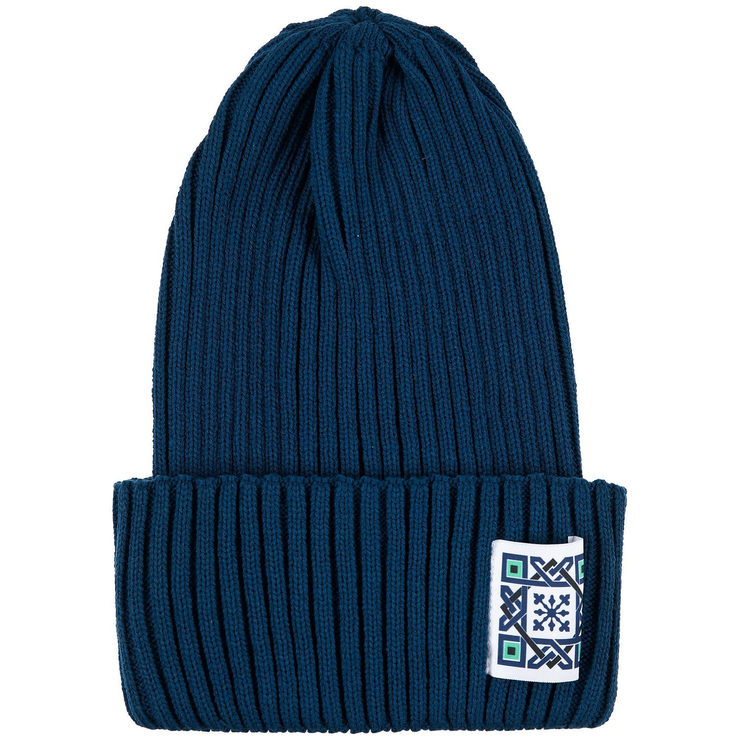 Шапка Yong, темно-синяя (морская волна) с логотипом