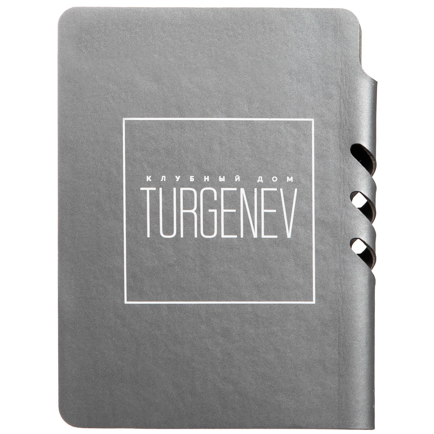 Ежедневник Flexpen Mini, недатированный, серый с логотипом