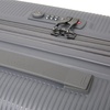 Чемодан Forza L, серый с логотипом