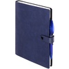 Ежедневник Strep Front на заказ, недатированный, синий с логотипом