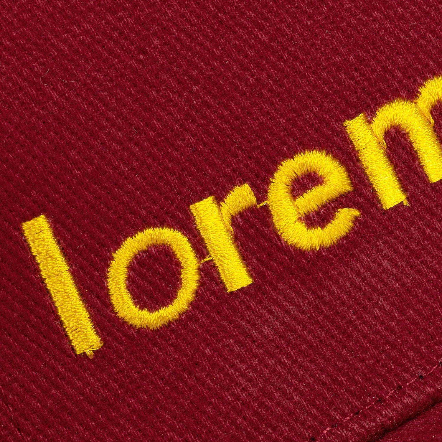 Бейсболка Hillside, бордовая с логотипом