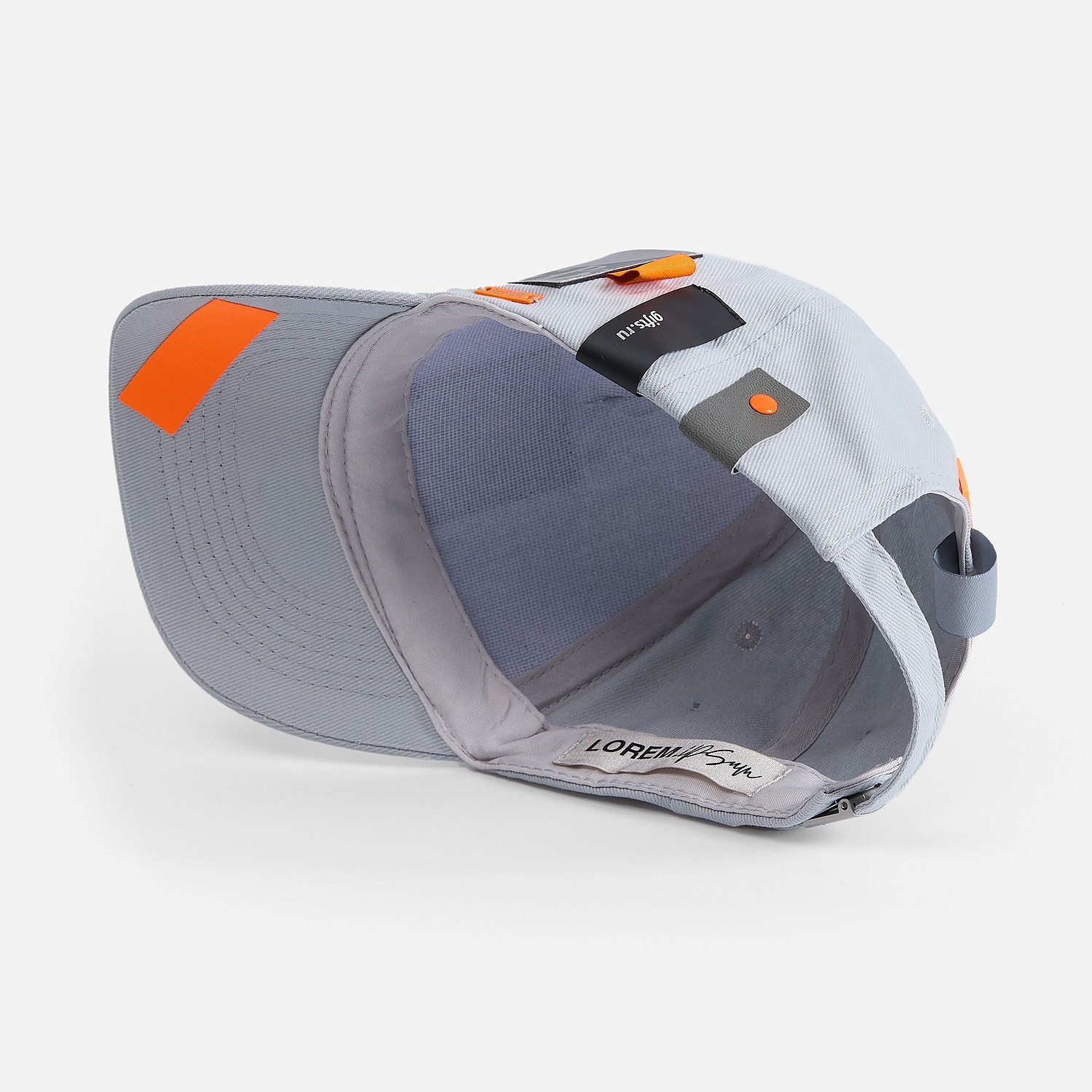 Бейсболка Buffalo, темно-фиолетовая с логотипом