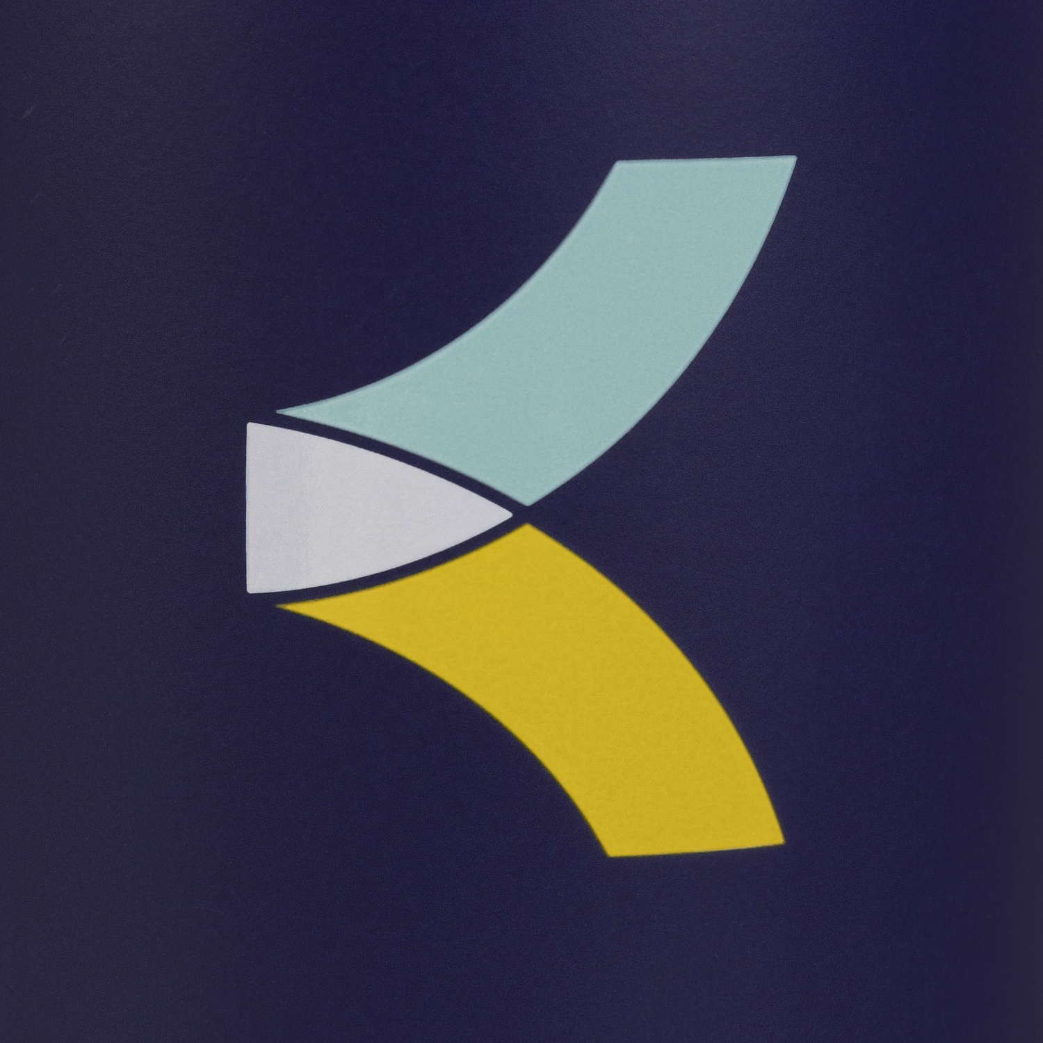 Кружка с пробковой подставкой Corky, синяя с логотипом