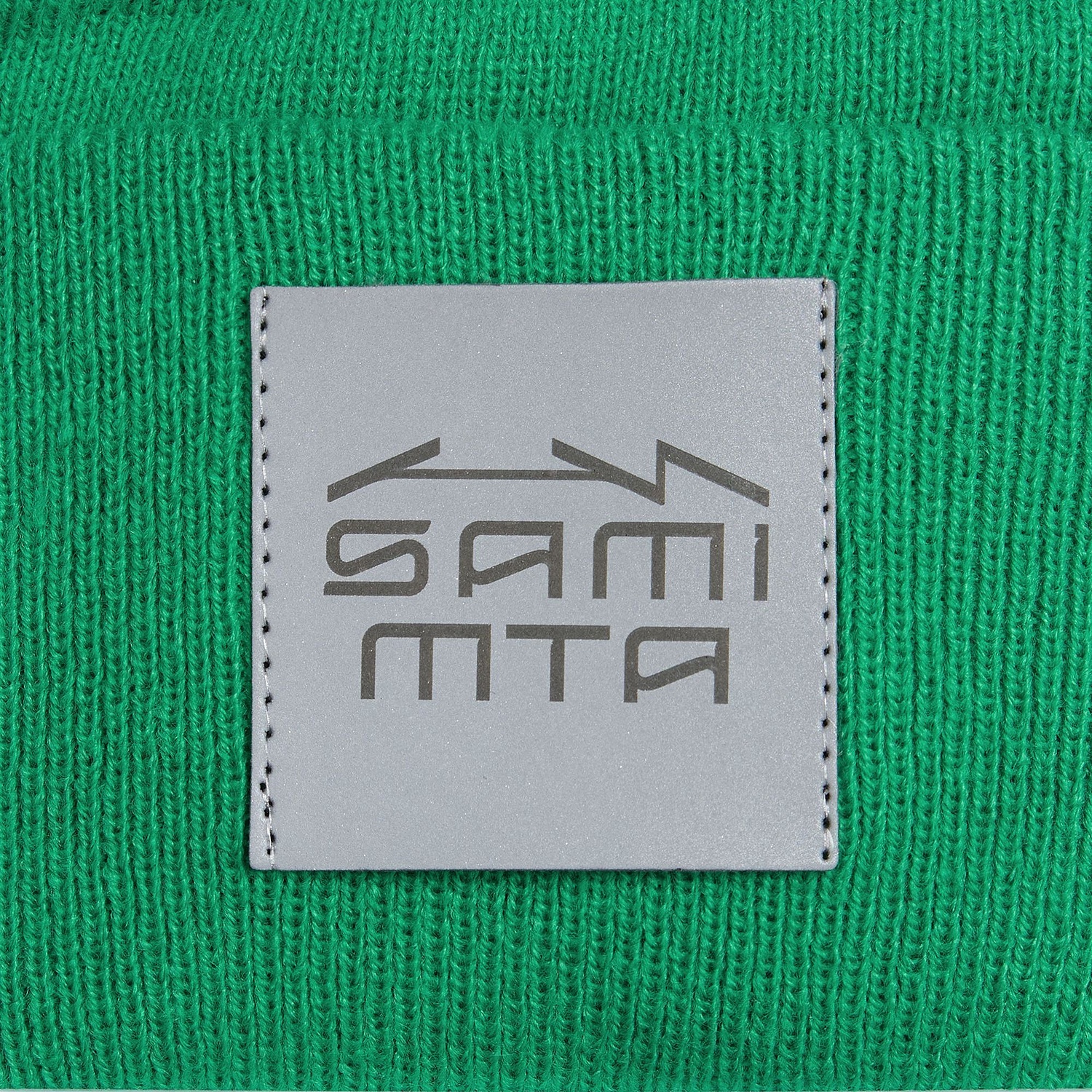 Лейбл светоотражающий Tao, L, серый с логотипом