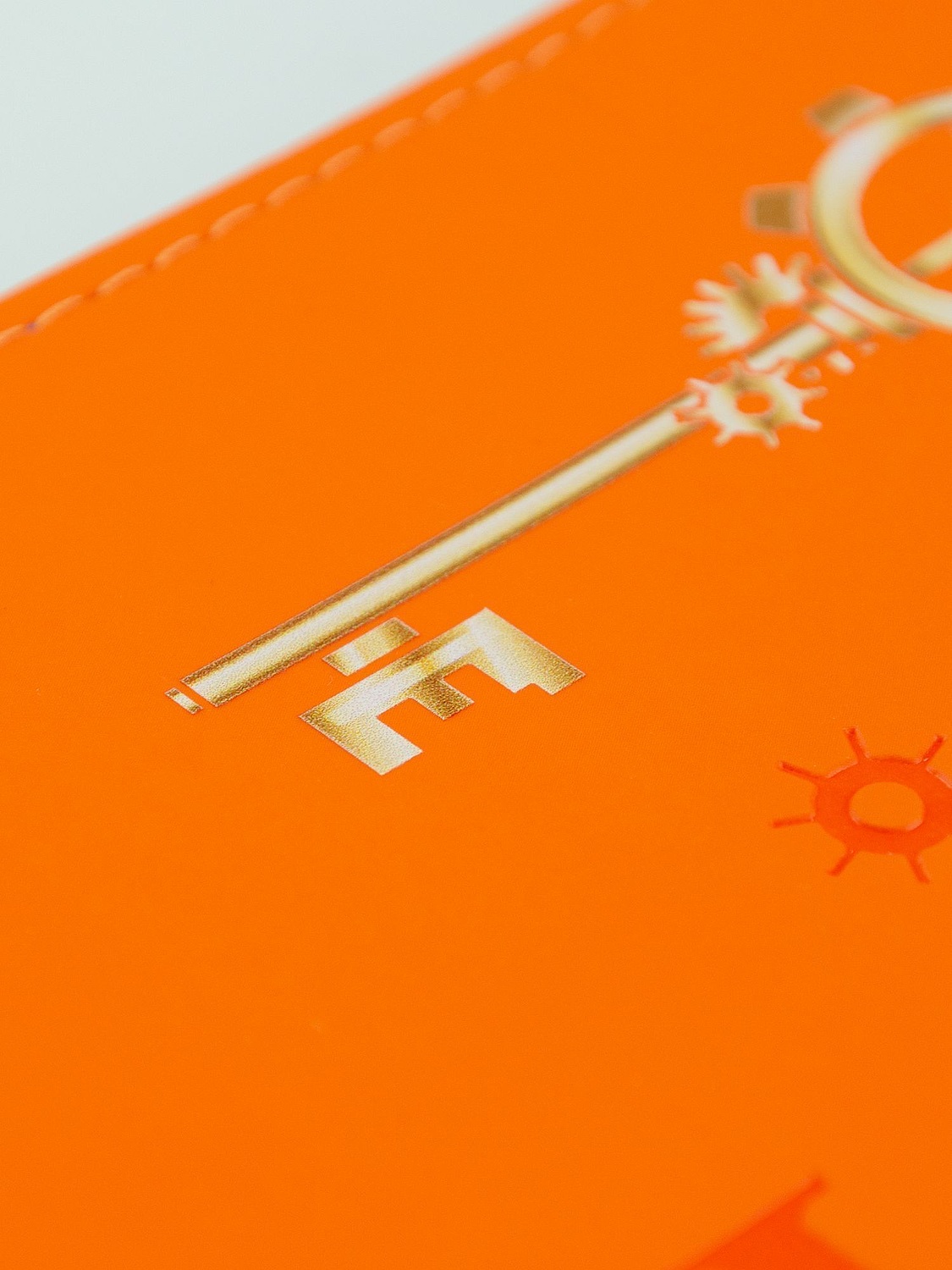 Ежедневник Spring Shall, недатированный, оранжевый с логотипом