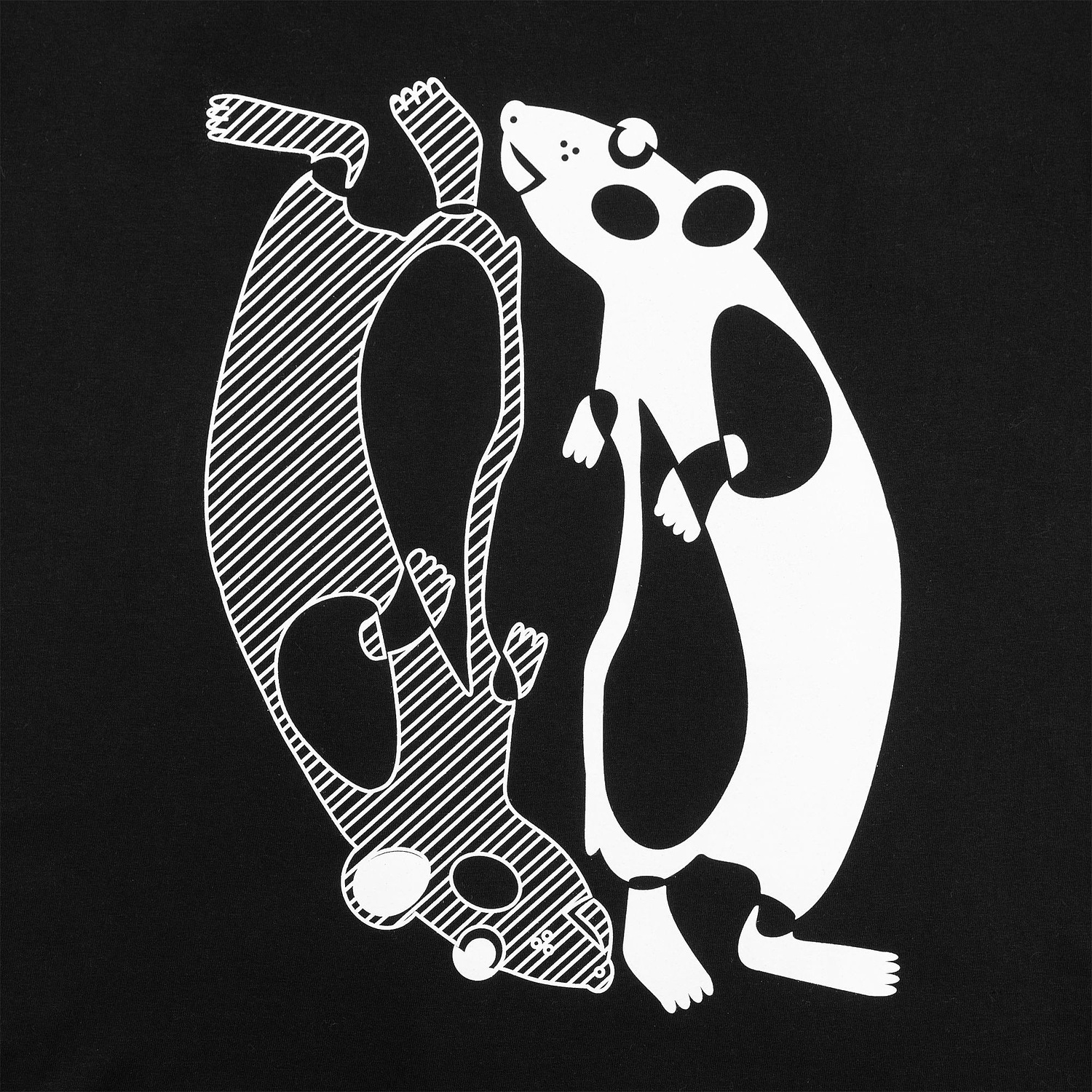 Футболка мужская E190, черная с логотипом