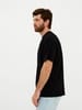 Футболка Oversize Premium, черная с логотипом