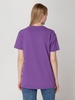 Футболка унисекс Regent 150, фиолетовая с логотипом