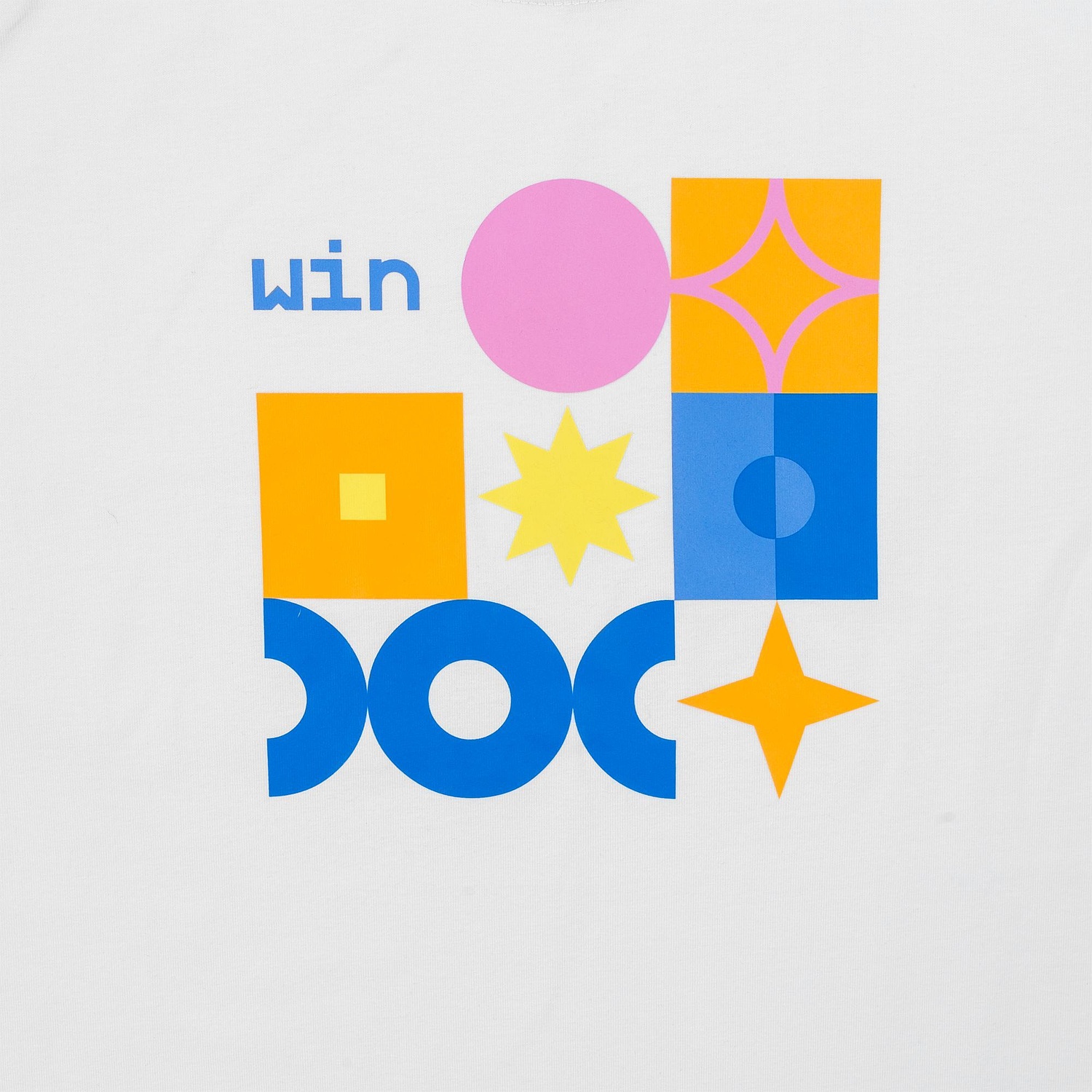 Футболка мужская T-bolka Stretch, белая с логотипом