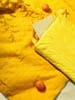 Плед для пикника Soft & Dry, желтый с логотипом