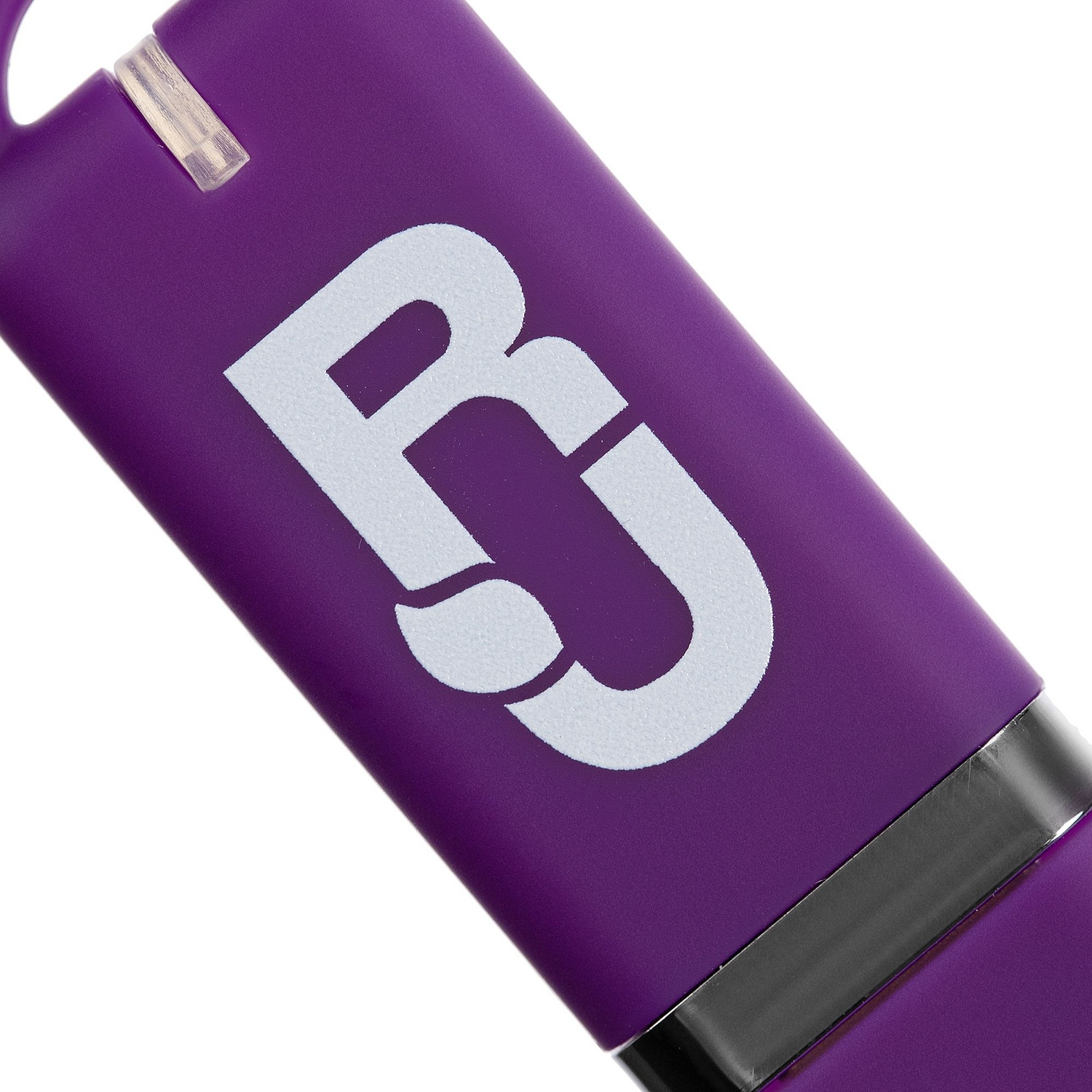 Флешка Memo, 8 Гб, фиолетовая с логотипом