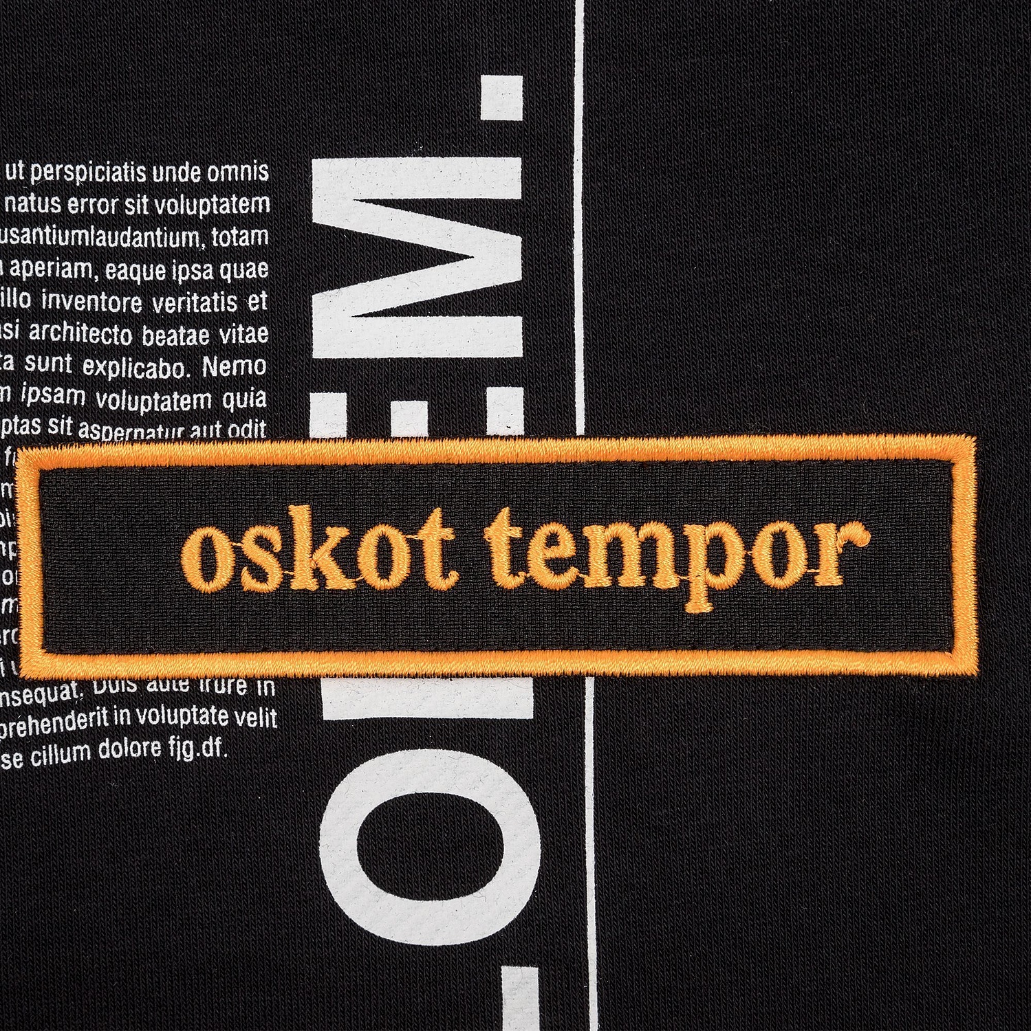 Шорты Terry, черные с логотипом