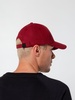 Бейсболка Hillside, бордовая с логотипом
