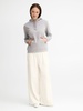 Толстовка женская Spencer Women, серый меланж с логотипом