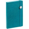 Ежедневник Nova Round, недатированный, бирюзовый с логотипом