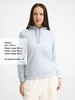 Толстовка женская Spencer Women, голубая с логотипом