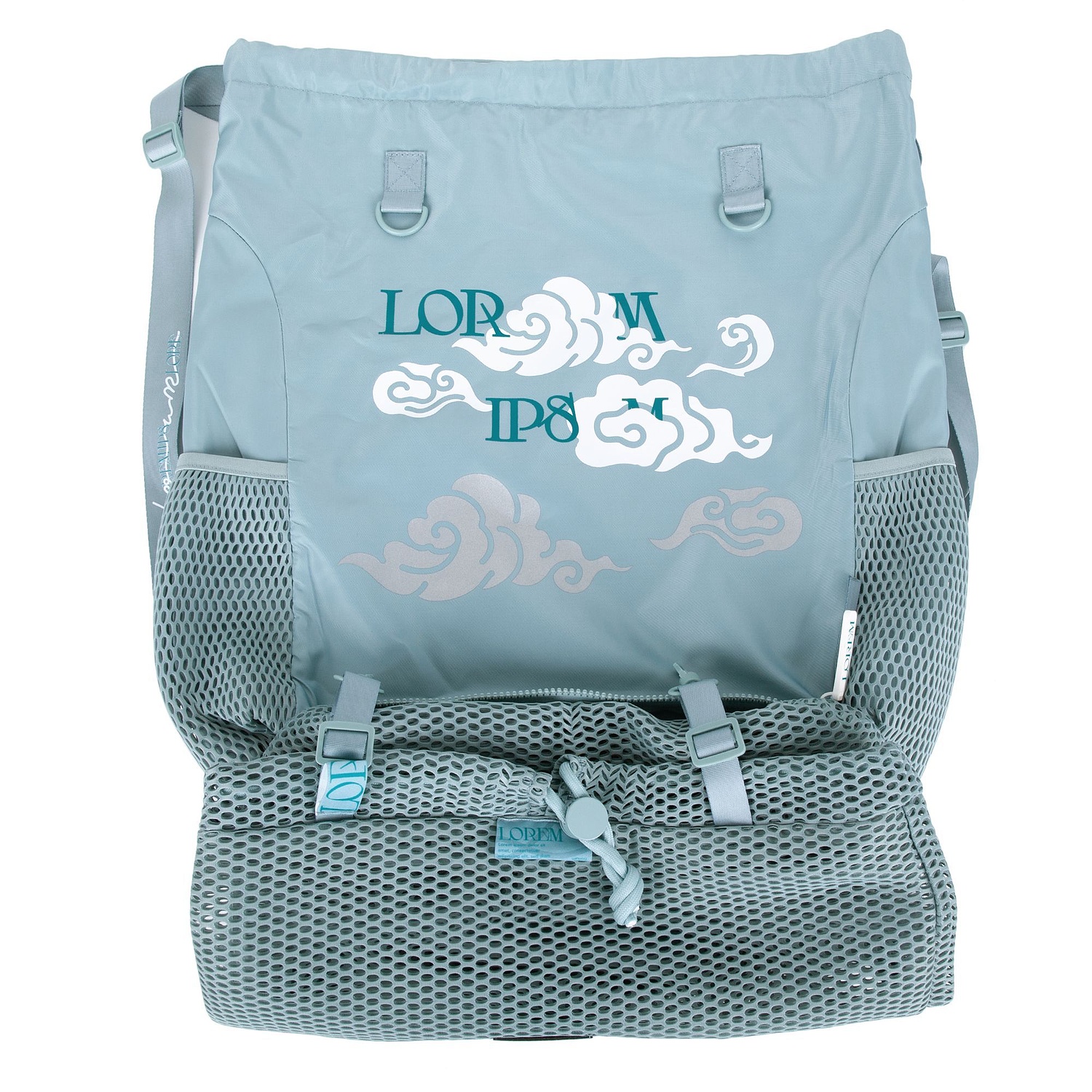 Спортивный рюкзак Verkko, серо-голубой