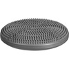 Массажная балансировочная подушка Balansa, серая с логотипом