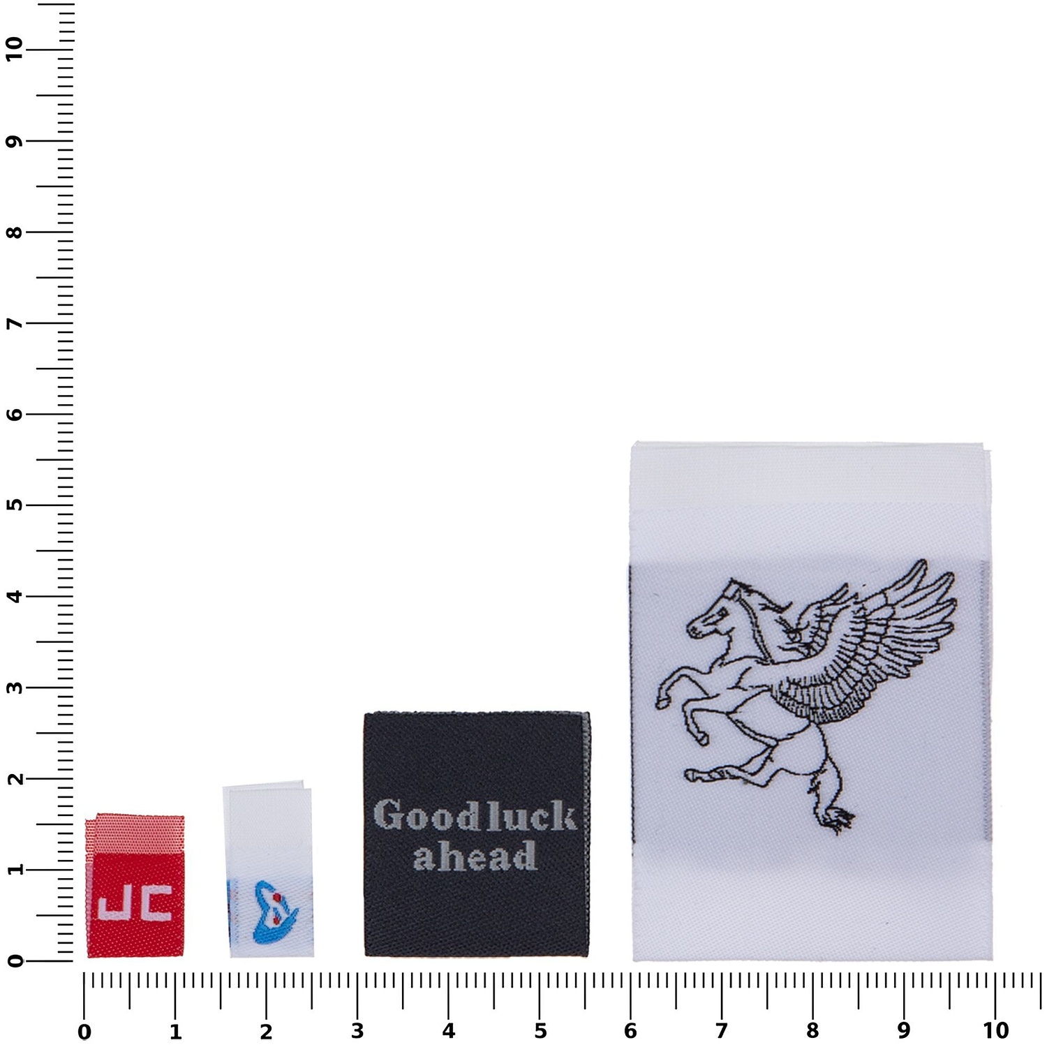 Лейбл жаккардовый Epsilon на заказ с логотипом