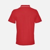 Рубашка поло унисекс Palermo, красная с белым, размер L
