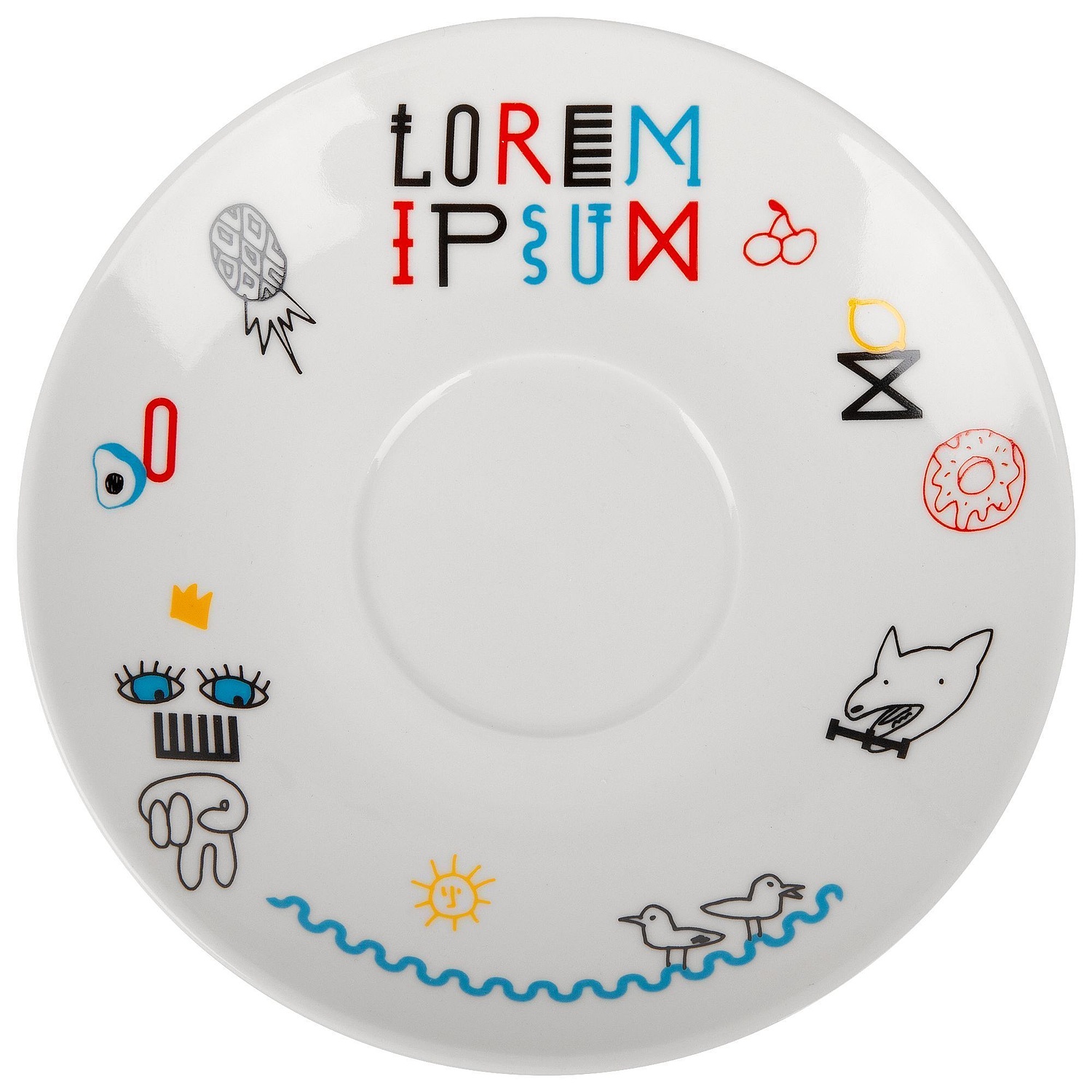 Чайная пара Small Talk, белая с логотипом