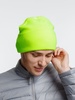 Шапка Urban Flow, салатовый неон с логотипом