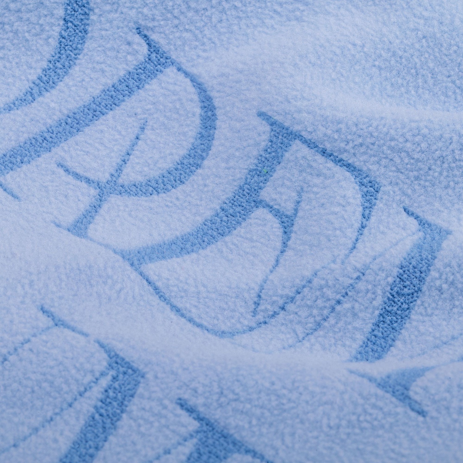 Куртка флисовая унисекс Fliska, голубая с логотипом