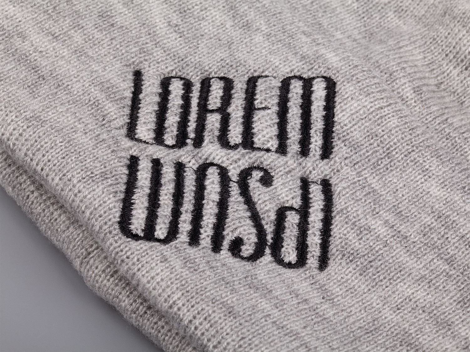 Шапка Urban Flow, светло-серый меланж