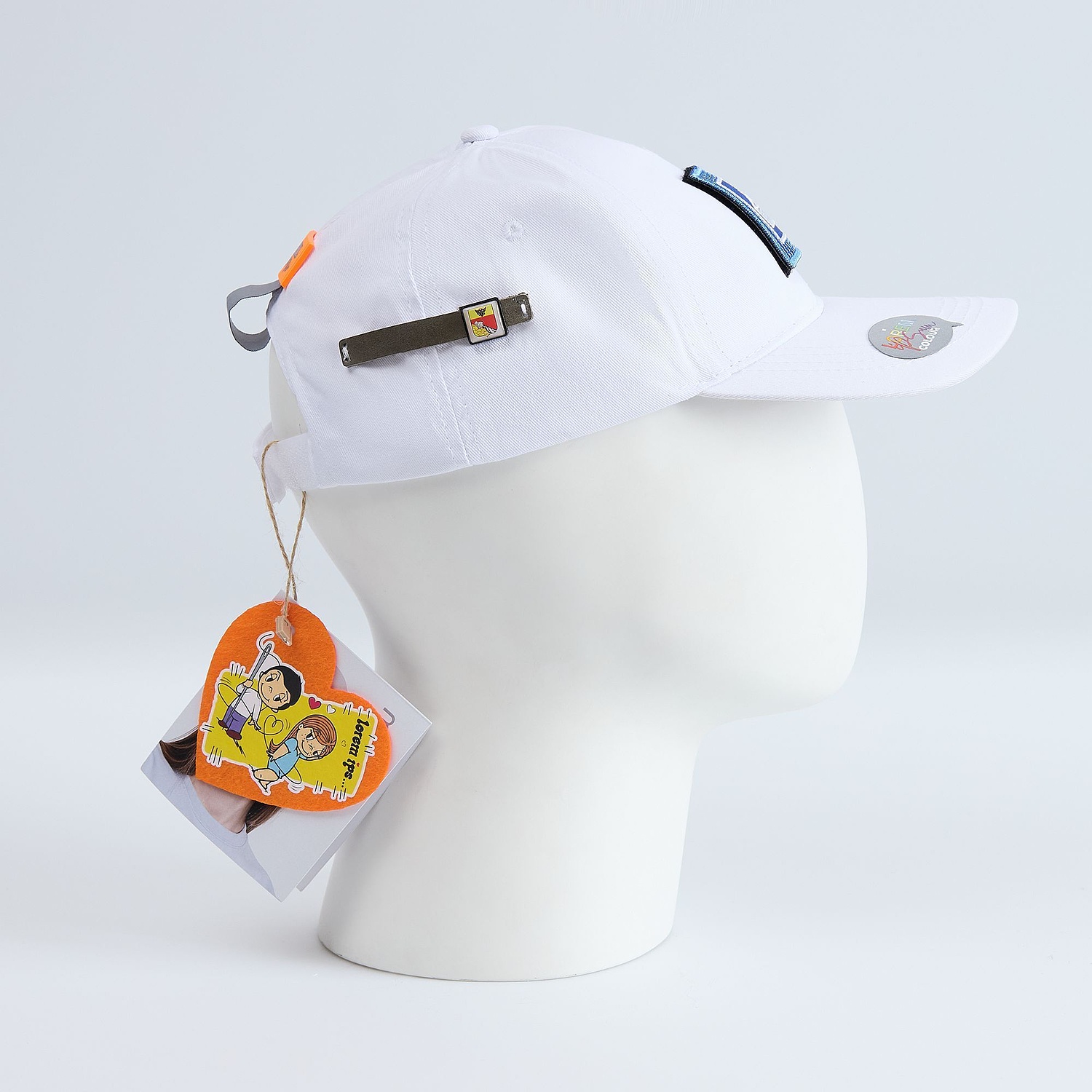 Бейсболка Buzz, черная с логотипом