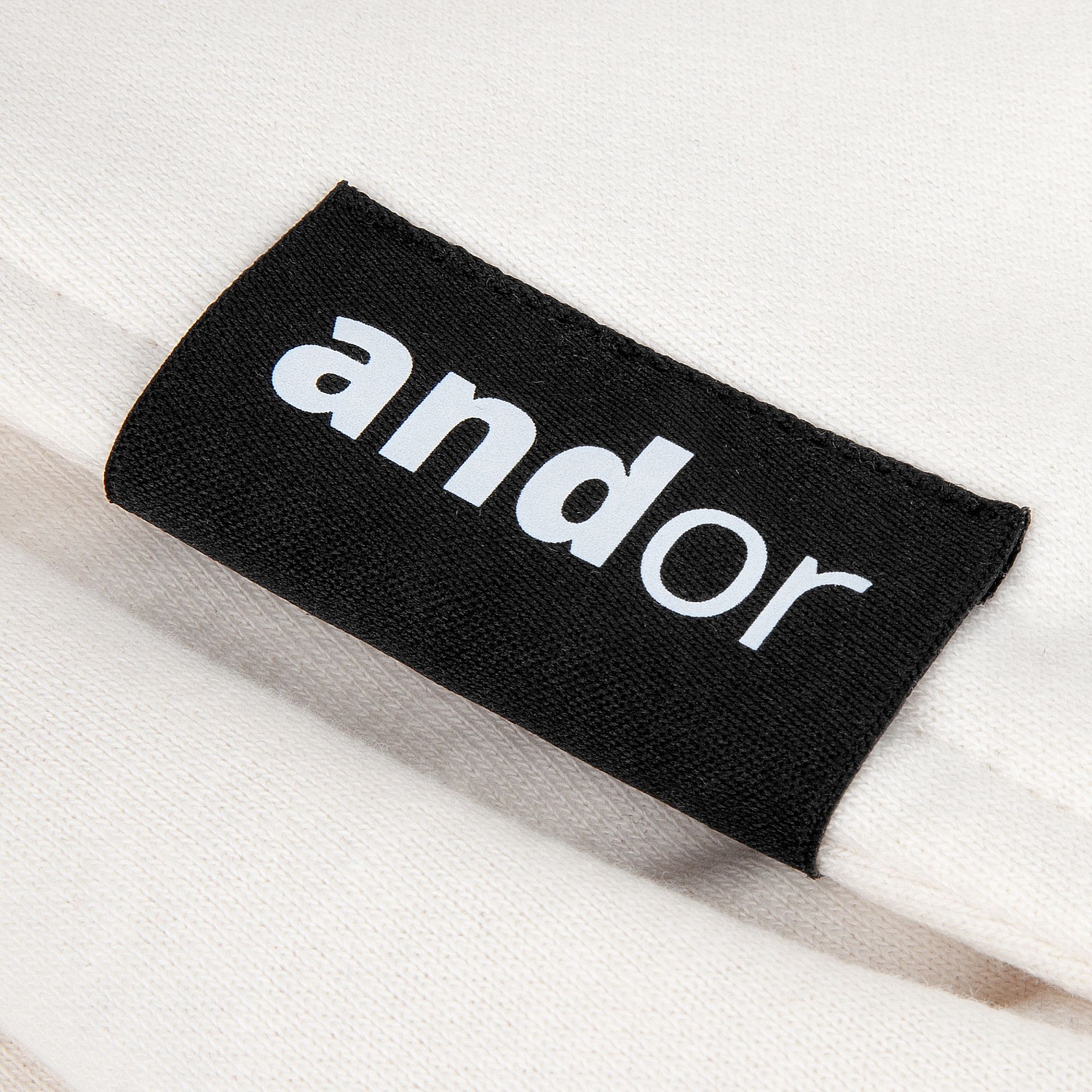 Худи унисекс H2, молочно-белое с логотипом