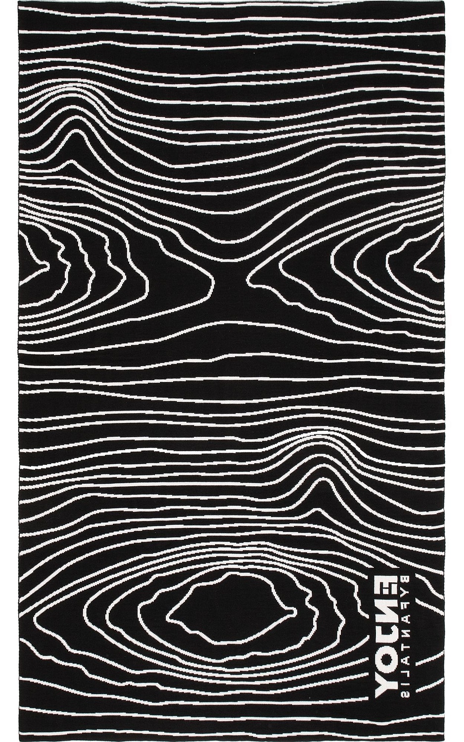 Плед на заказ Tricksy Net, 2 цвета, S, полушерсть с логотипом