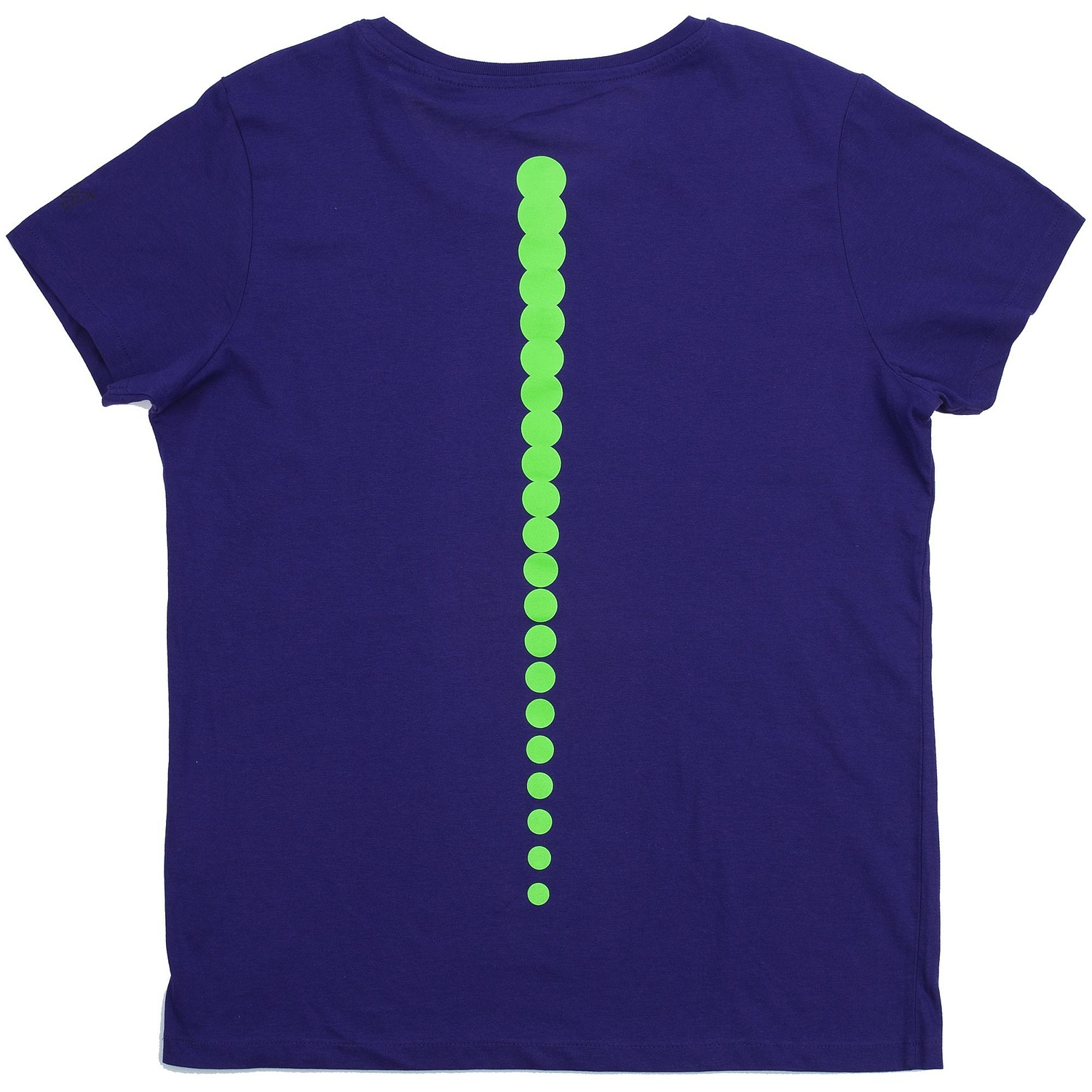 Футболка женская E150 Inspire (Organic), фиолетовая с логотипом