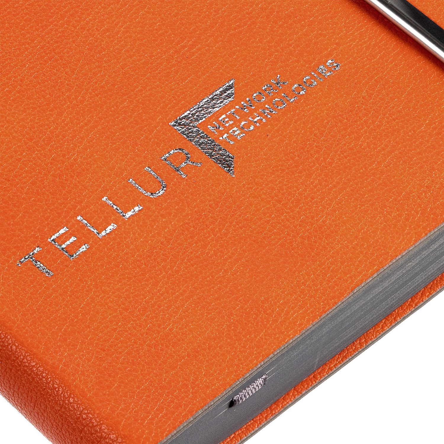 Ежедневник Petrus Flap, недатированный, оранжевый с логотипом