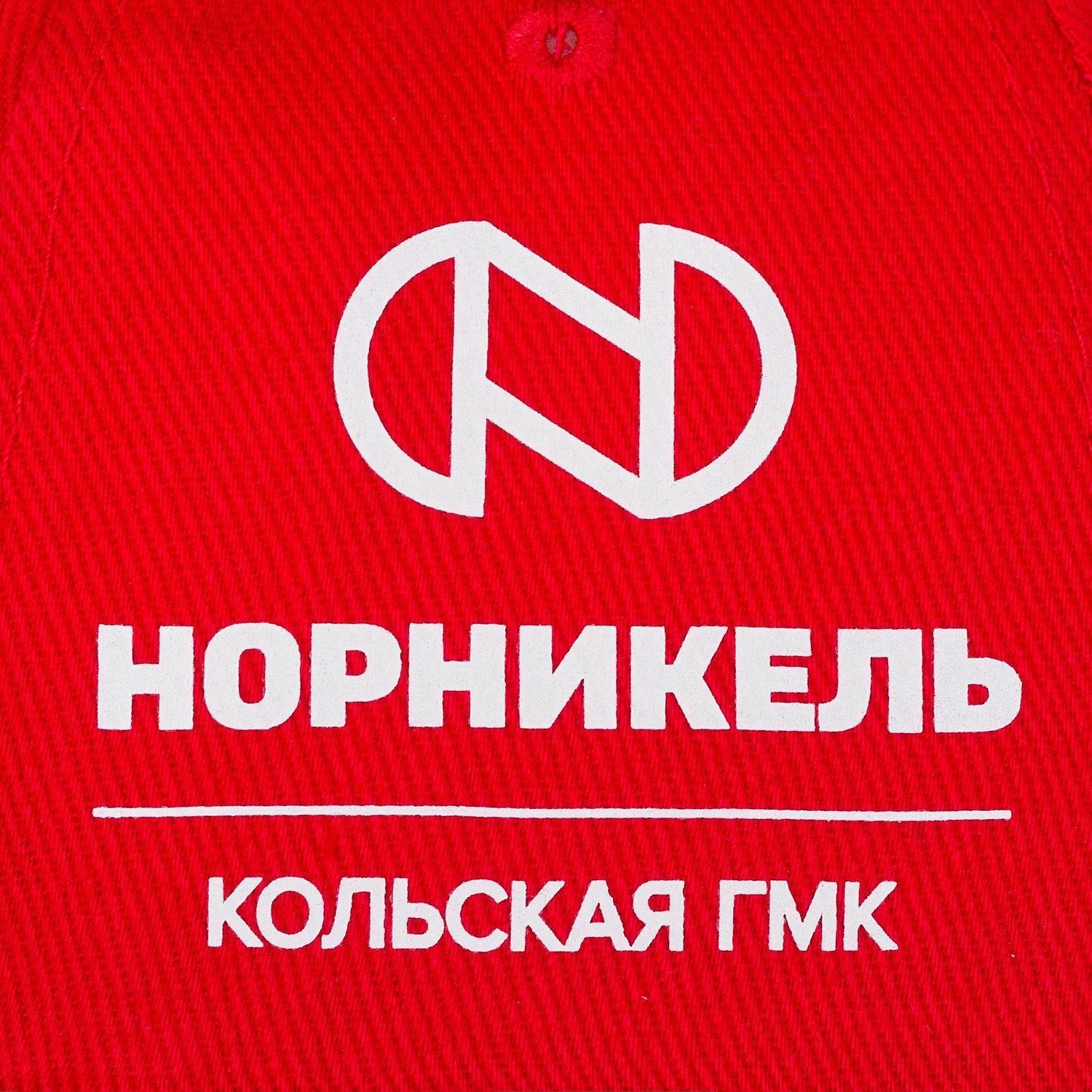 Бейсболка Buffalo, красная с белым