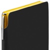 Ежедневник Flexpen Black, недатированный, черный с желтым с логотипом