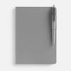Ежедневник Tact, недатированный, серый с логотипом