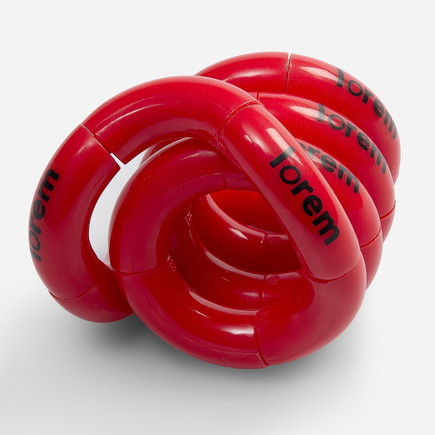 Антистресс Tangle, красный с логотипом