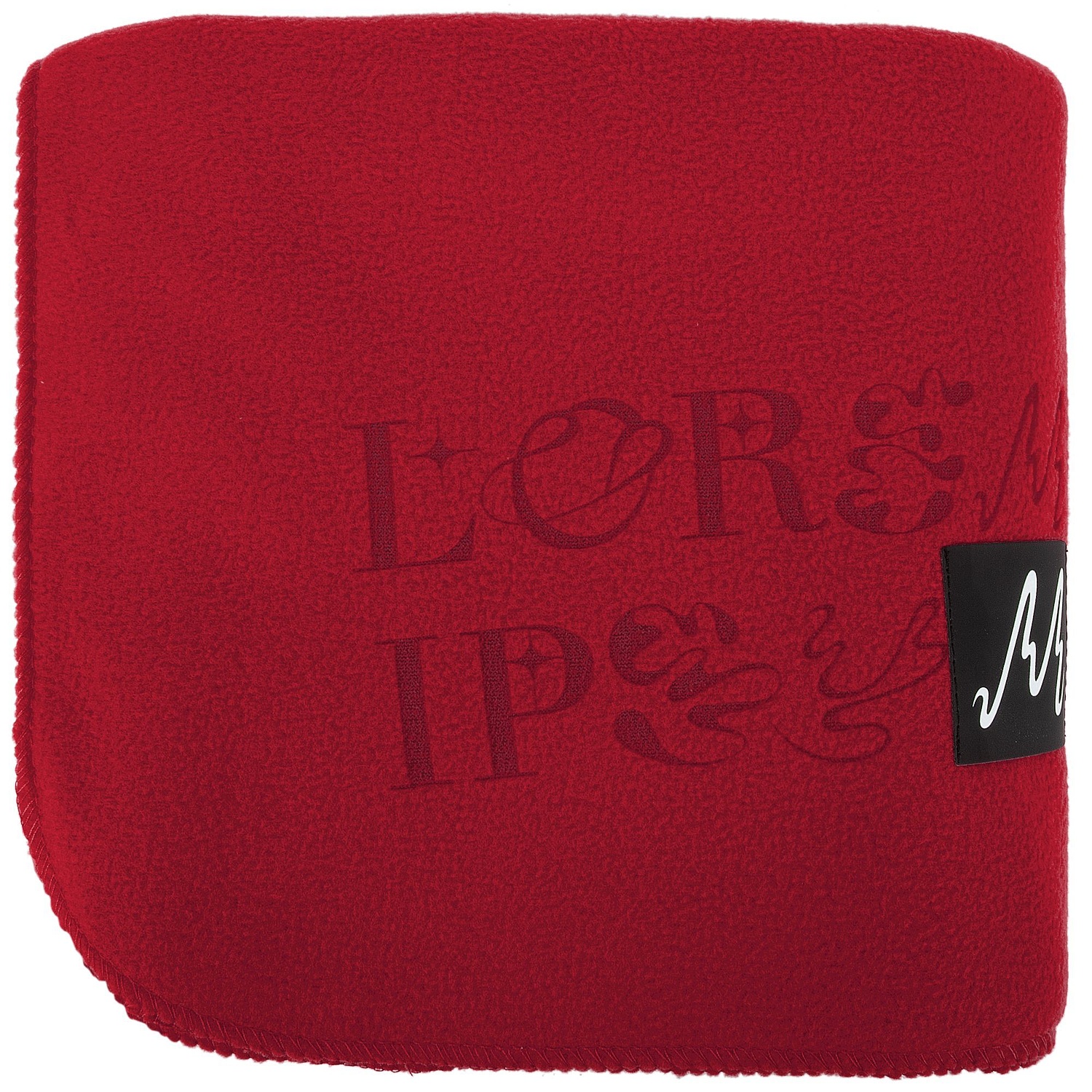 Флисовый плед Warm&Peace, красный