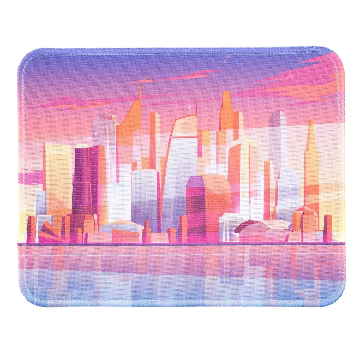 Коврик для мыши Paddo L, белый с логотипом