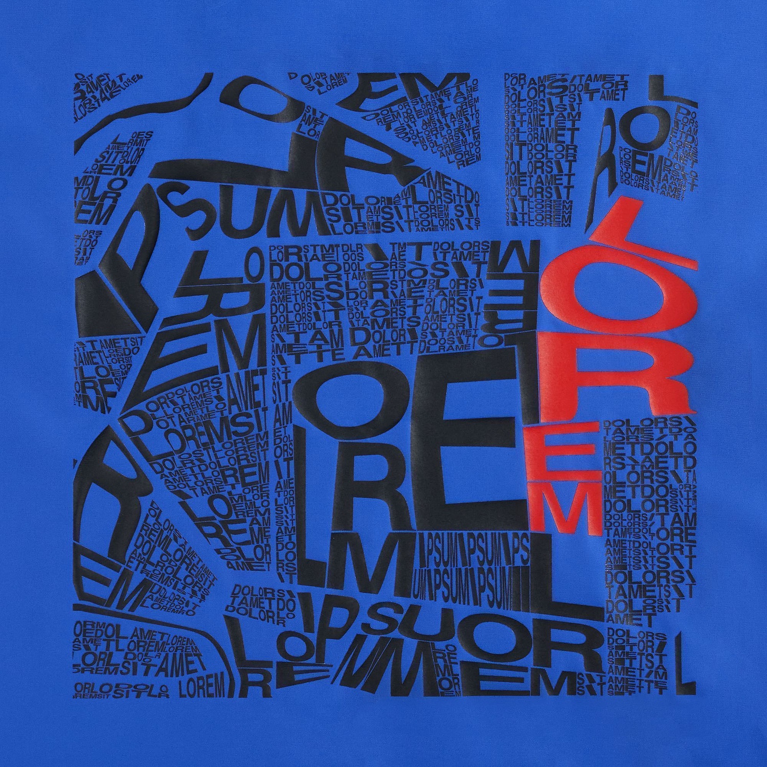 Манишка Member, синяя с белым