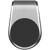 Магнитный держатель для смартфонов Pinch, серебристый с логотипом