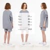 Свитшот унисекс S1, серый с логотипом