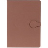 Ежедневник Trance, недатированный, коричневый, уценка с логотипом