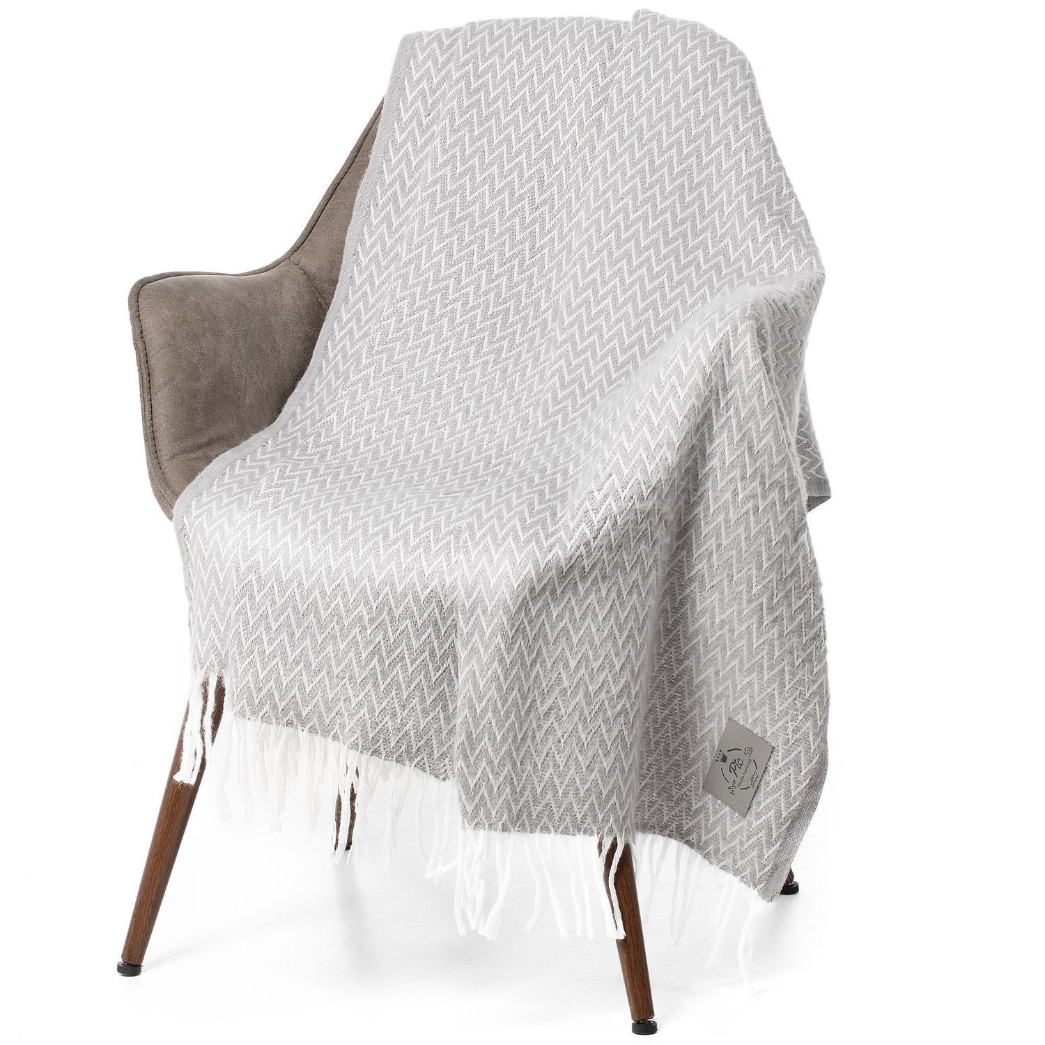 Лейбл Listra Soft Touch, XL, серый с логотипом