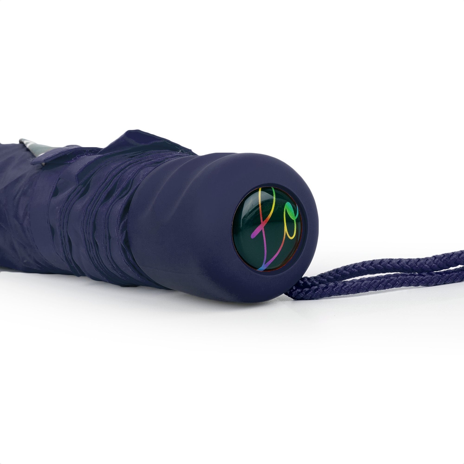 Зонт складной Basic, темно-синий