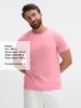 Футболка Imperial 190, розовая (candy) с логотипом