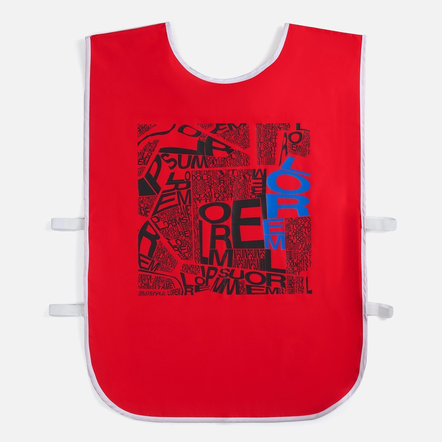 Манишка Member, красная с белым