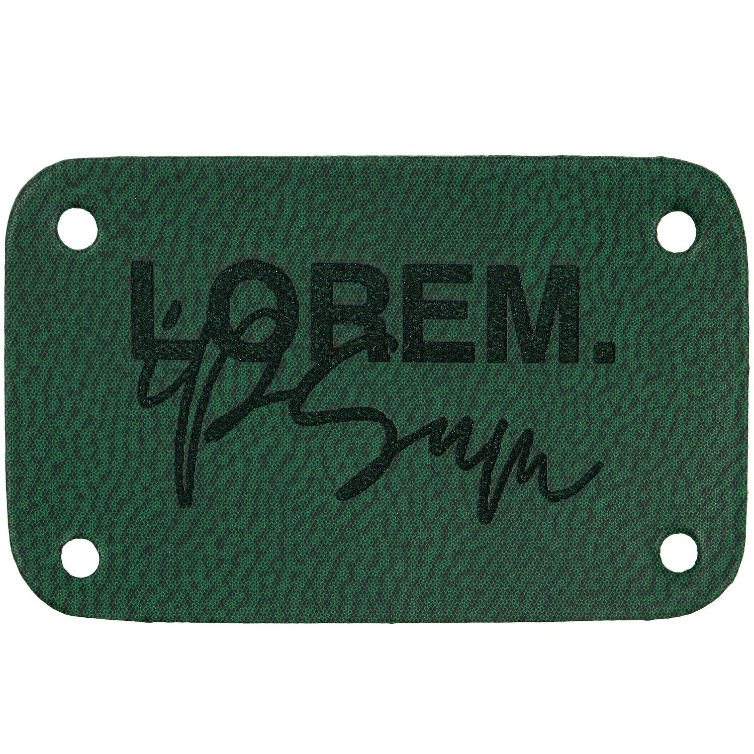 Лейбл Eta Latte, S, зеленый с логотипом