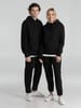 Толстовка с капюшоном унисекс Hoodie, черная с логотипом