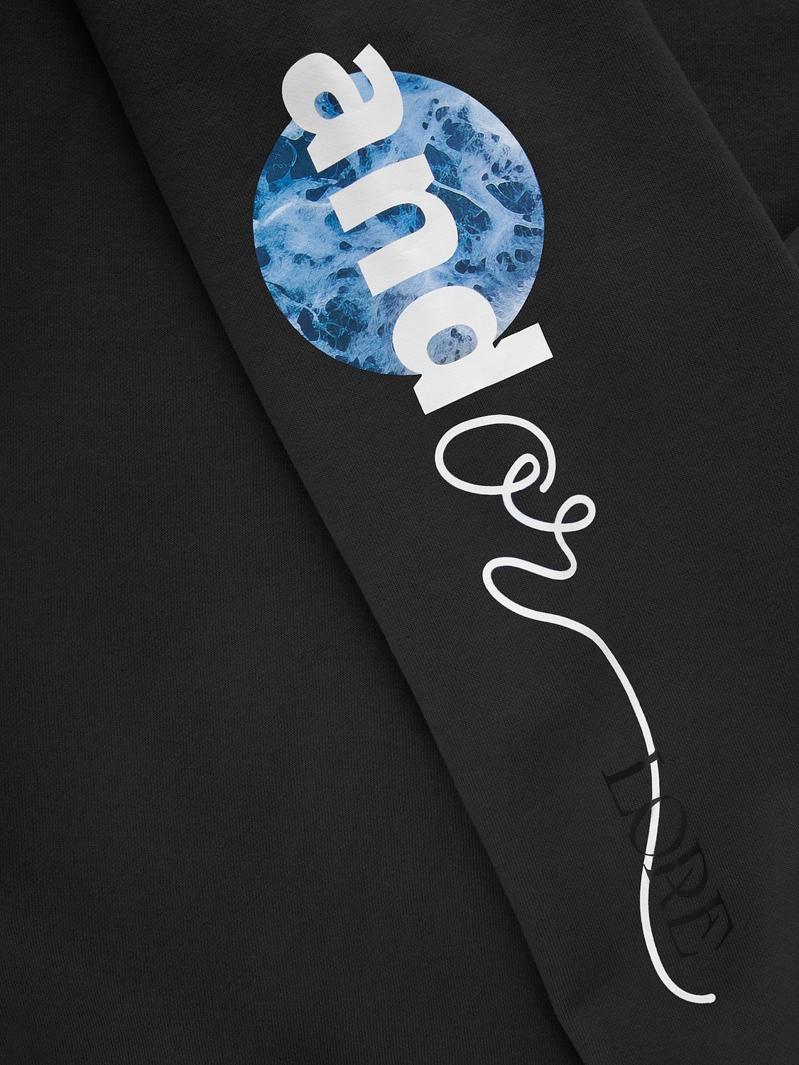 Свитшот унисекс S1, черный с логотипом